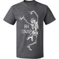 thumbnail image 1 of Unisex T-Shirt, Oh Snap, Slim Fit, Short Sleeve Sweater - Graphite Heather Medium, 1 of 2