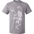 thumbnail image 1 of Unisex T-Shirt, Oh Snap, Slim Fit, Short Sleeve Sweater - Sport Grey Medium, 1 of 2