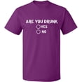 thumbnail image 1 of Unisex T-Shirt Short Sleeve Sweater - Purple 3X-Large, 1 of 2