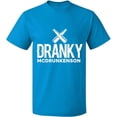 thumbnail image 1 of Unisex T-Shirt Slim Fit Short Sleeve Sweater - Sapphire Small, 1 of 2