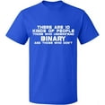 thumbnail image 1 of Unisex T-Shirt, Understand Binary Math, Slim Fit, Short Sleeve Sweater - Royal Blue X-Large, 1 of 2