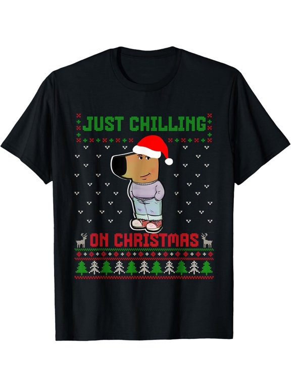 Unisex T Shirt with Character Is a Chill Guy Guy Design Soft Cotton Blend