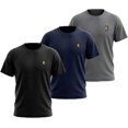 thumbnail image 1 of Unisex T-Shirts – Cotton Blend Plain Novelty Men's T-Shirts Pack of 3, 1 of 1