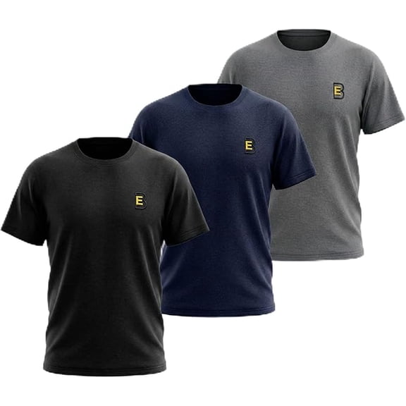 Unisex T-Shirts – Cotton Blend Plain Novelty Men's T-Shirts Pack of 5