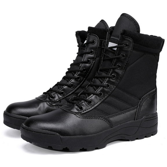 Unisex Tactical Combat Boots for Training, Outdoor Camping, Hiking - Durable, Wear - Resistant Rubber Sole, Available in Sand and Black Colors