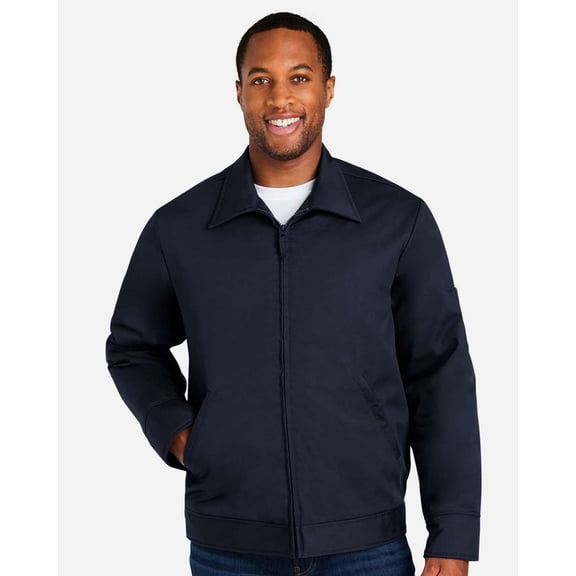 Harriton M721T Unisex ClimaBloc Tall Station Jacket-Dark Navy-XLT