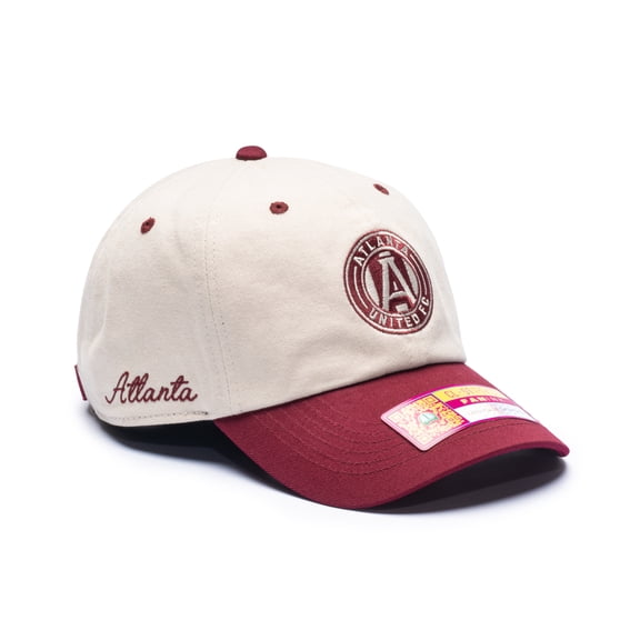 Unisex Tan/Red Atlanta United FC Ocean Drive Adjustable Hat