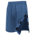 thumbnail image 1 of Unisex Tear Away Shorts 9" Snap On Athletic Shorts Cotton Post Knee Hip Surgery Recovery Lounge Short with Pockets, 1 of 7
