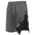 thumbnail image 1 of Unisex Tear Away Shorts 9" Snap On Athletic Shorts Cotton Post Knee Hip Surgery Recovery Lounge Short with Pockets, 1 of 8