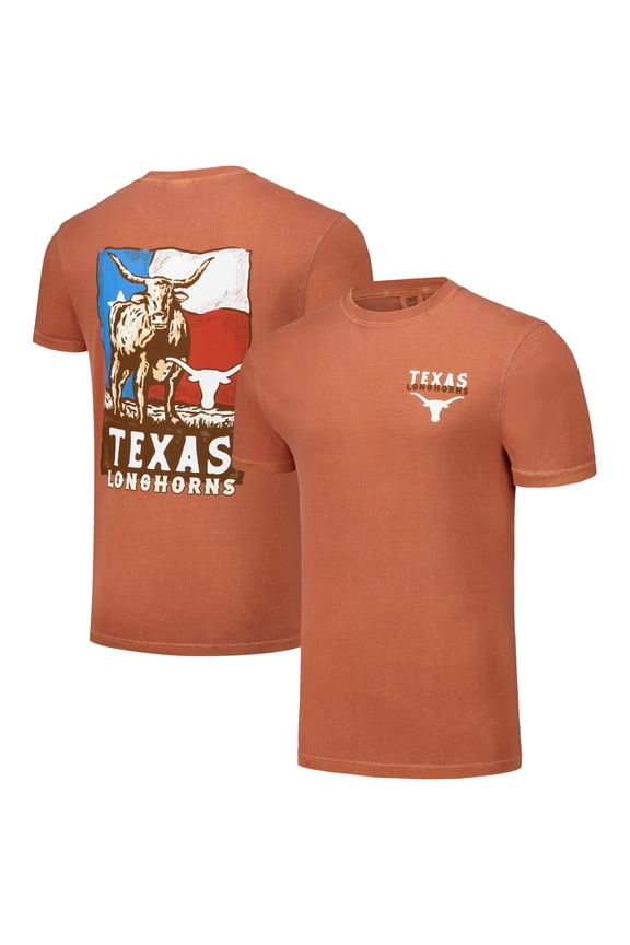 Unisex Texas Orange Texas Longhorns Hyper Local Longhorn Flag T-Shirt
