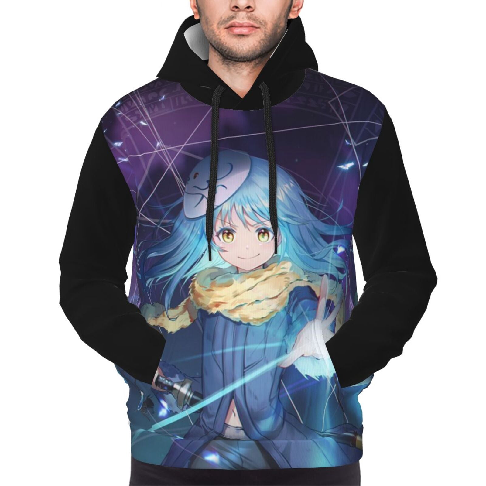 Unisex I Got Reincarnated As A Slime Pullover Hoodies 3D Print Novelty