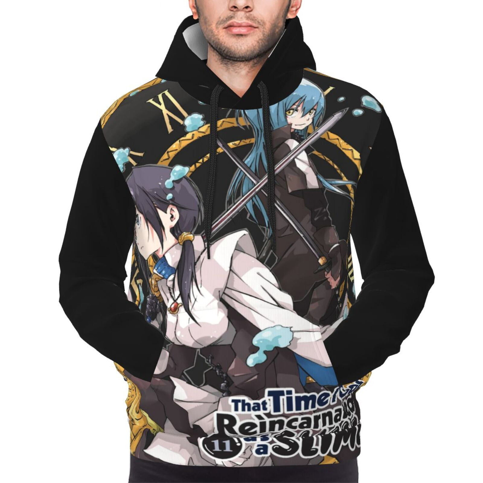 Unisex I Got Reincarnated As A Slime Pullover Hoodies 3D Print Novelty