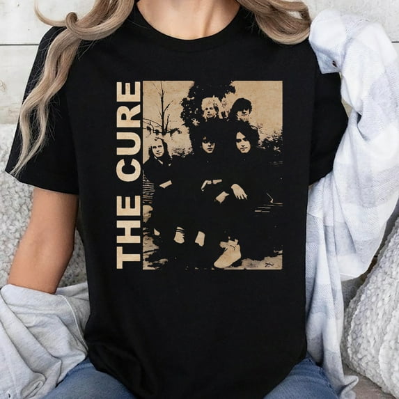Unisex The Cure Band, The Cure Fan Graphic T-Shirt, Sizes S-5XL, Tbun Men's And Women's Graphic Tee 100% Cotton by TBun, Full Sizes S-5XL