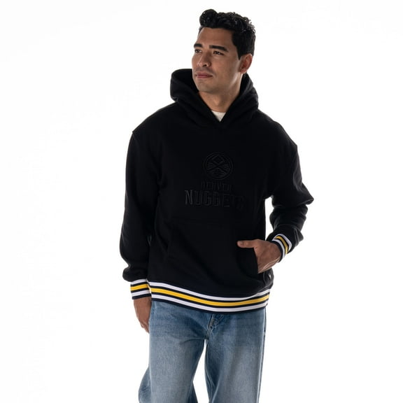 Unisex The Wild Collective Black Denver Nuggets Custom Rib Tonal Premium Hoodie