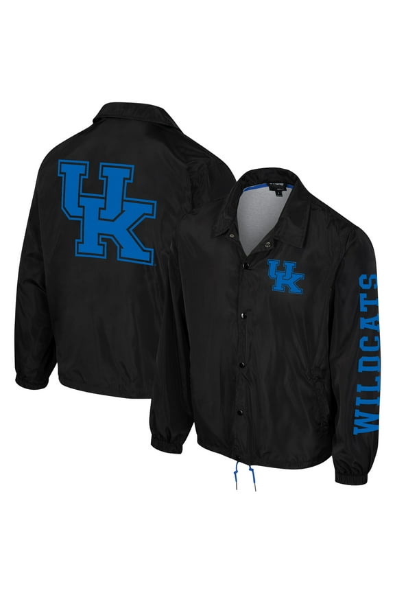 Unisex The Wild Collective Black Kentucky Wildcats Coaches Full-Snap Jacket