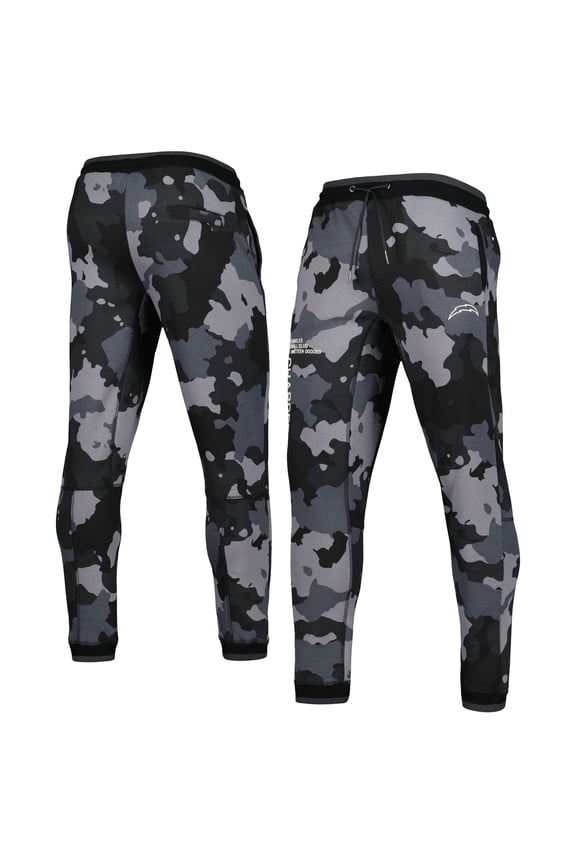 Unisex The Wild Collective Black Los Angeles Chargers Camo Jogger Pants