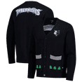 thumbnail image 1 of Unisex The Wild Collective  Black Minnesota Timberwolves City Edition Full-Button Cardigan, 1 of 5