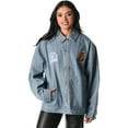 thumbnail image 1 of Unisex The Wild Collective Blue Los Angeles Lakers Coaches Full-Zip Denim Jacket, 1 of 4