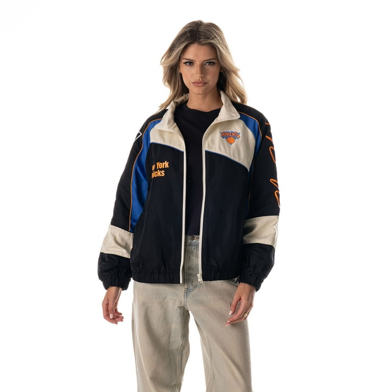 Unisex The Wild Collective Cream New York Knicks Oversized Raglan