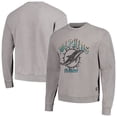 thumbnail image 1 of Unisex The Wild Collective Gray Miami Dolphins Distressed Pullover Sweatshirt, 1 of 3