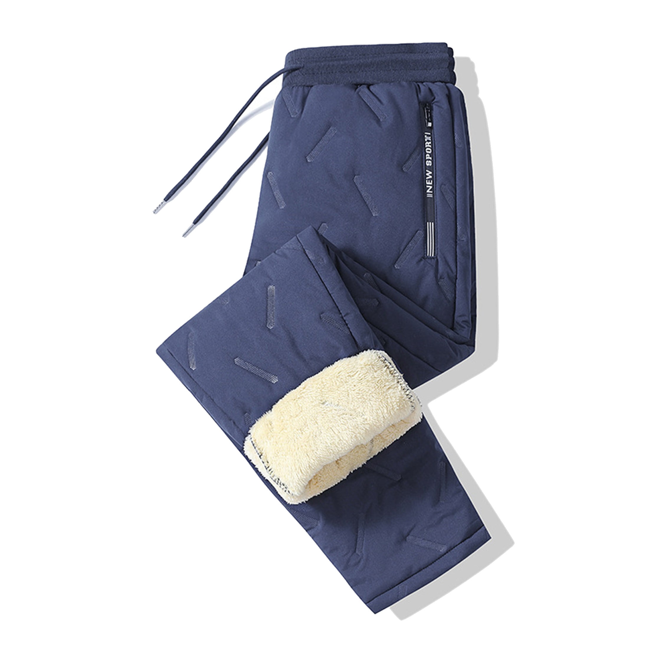 Waterproof Overpants Unisex Thermal Fleece Lined Waterproof Pants, Water-Resistant ...