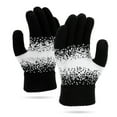 thumbnail image 1 of Unisex Thermal Knitted Gloves, Fleece Lined Winter Gloves with Five-Finger Design, Cold Weather Touchscreen Gloves for Men & Women, 1 of 3