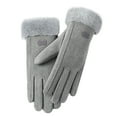 thumbnail image 1 of Unisex Thermal Lined Screen Winter Gloves for Skiing Cycling Outdoor Sports and Cold Weather Activities Size:One Size, 1 of 3