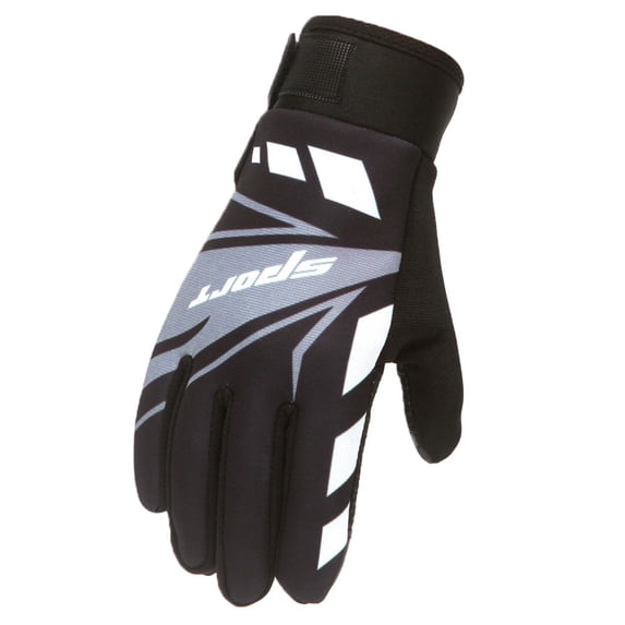 Unisex Thermal Waterproof Ski Gloves, Windproof Warm for Snowboarding, Skiing, and Winter Outdoor Sports, Men and Women Cold Weather Protection-Black
