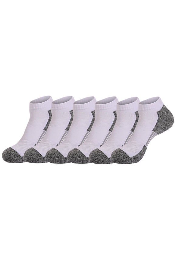 Unisex Thickened Running Socks Sweat-Absorbent Breathable Non-Slip Sports Socks Men Women Soft Warm Moisture-Wicking Crew Adult Cushioned Low Cut Gym Sports Socks