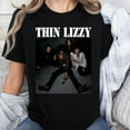 thumbnail image 1 of Unisex Thin Lizzy Rock Band Graphic T-Shirt, Sizes S-5XL, Tbun Men's And Women's Graphic Tee 100% Cotton by TBun, Full Sizes S-5XL, 1 of 5