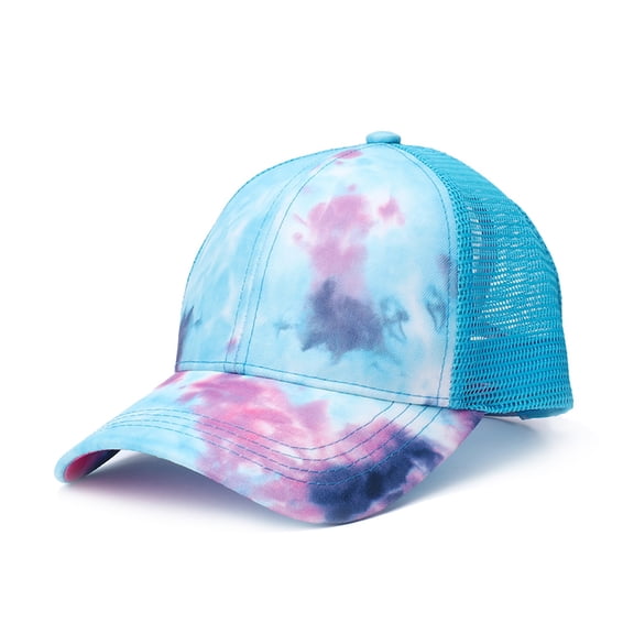 Unisex Tie Dye Adjustable Snapback Outdoor Sport Hat Cotton Hip Hop Baseball Cap