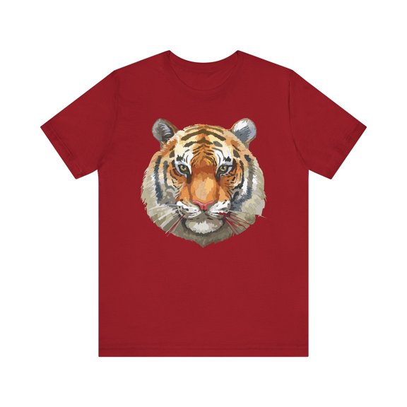 Unisex Tiger Tee, Animal Shirt, Tee Shirt with Tiger, Safari T-Shirt, Animal Tees, Big Cat Shirt, Safari T-Shirt 4