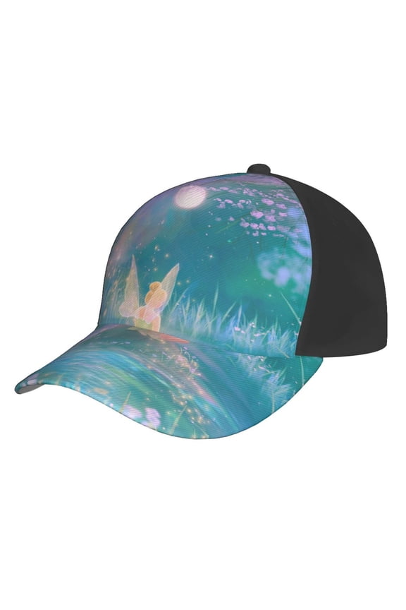 Unisex Tinker Bell Baseball Cap Adjustable Trucker Hat For Running Sports Hiking Camping
