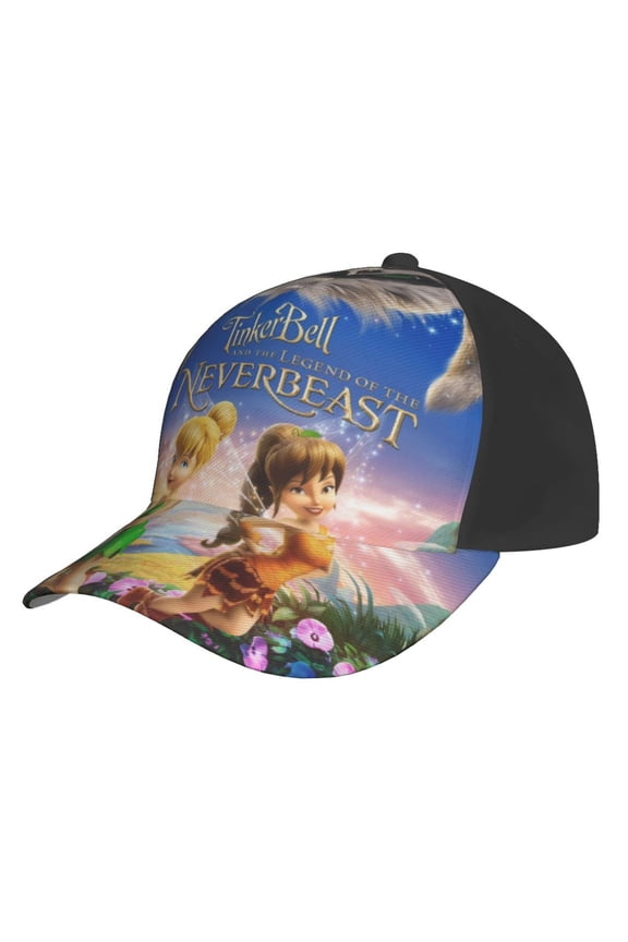 Unisex Tinkerbell And The Legend Of The Neverbeast Baseball Cap Adjustable Trucker Hat For Running Sports Hiking Camping