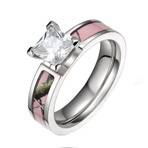 Unisex Titanium Steel Ring with Inlaid Zircon, 5mm Wide Band, Light Luxury Design, European and American Style