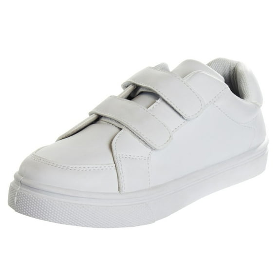 Unisex Toddler Lightweight Sneakers (Sizes 7–10), White, Size: 10