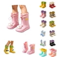 thumbnail image 1 of Unisex Toddlers' Waterproof Rain Boots for Boys and Girls, 1 of 5