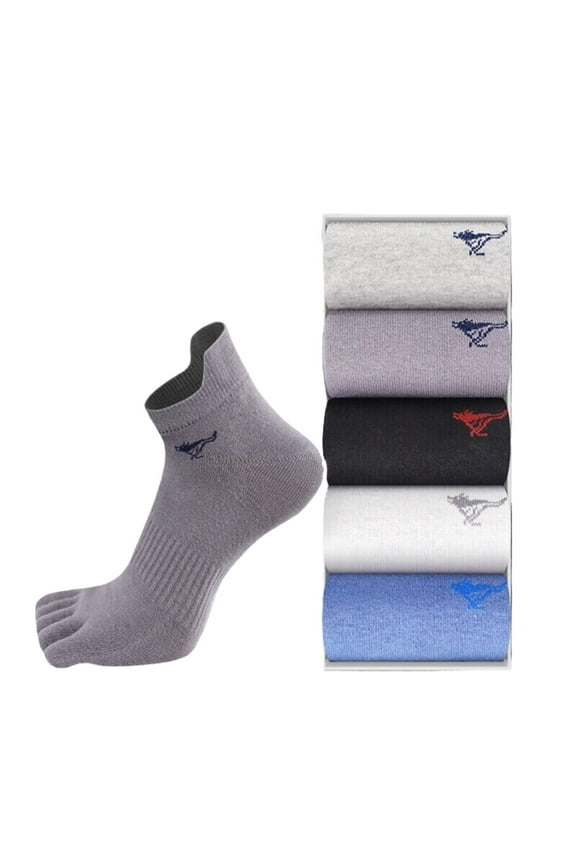 Unisex Toe Socks Five Finger Socks for All-Season Crew Socks Series 23