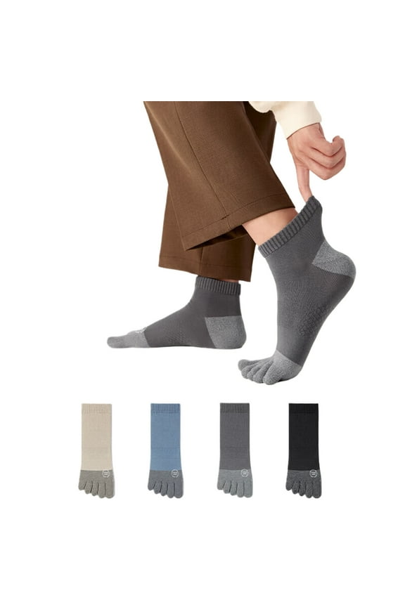 Unisex Toe Socks Five Finger Socks for Fall Crew Socks Series 22