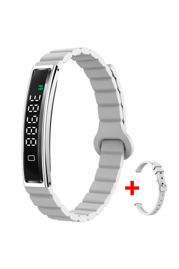 Unisex Touch Screen Smart Bracelet - Fitness/Period/Stress Tracking, Multi-Sports Modes, Call Reminder, for iPhone & Android