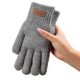 thumbnail image 1 of Unisex Touch Screen Winter Gloves – Thick Fleece-Lined Knit Gloves for Men & Women | Windproof, Thermal Cycling & Outdoor Gloves with Elastic Cuffs – All-Day Warmth and Phone Use, 1 of 7