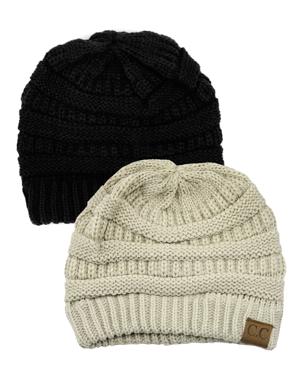 NYfashion101 Unisex Warm Chunky Cable Knit Slouchy Beanie  display picture 1