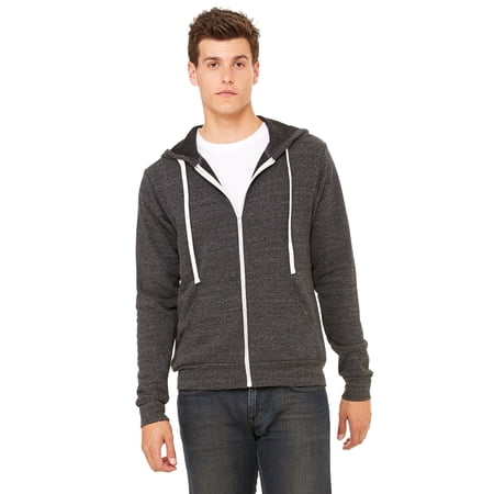 Unisex Tribl. Flce Zip Hoodie , 3909 , CHAR-BLACK TRIB , XX-Large