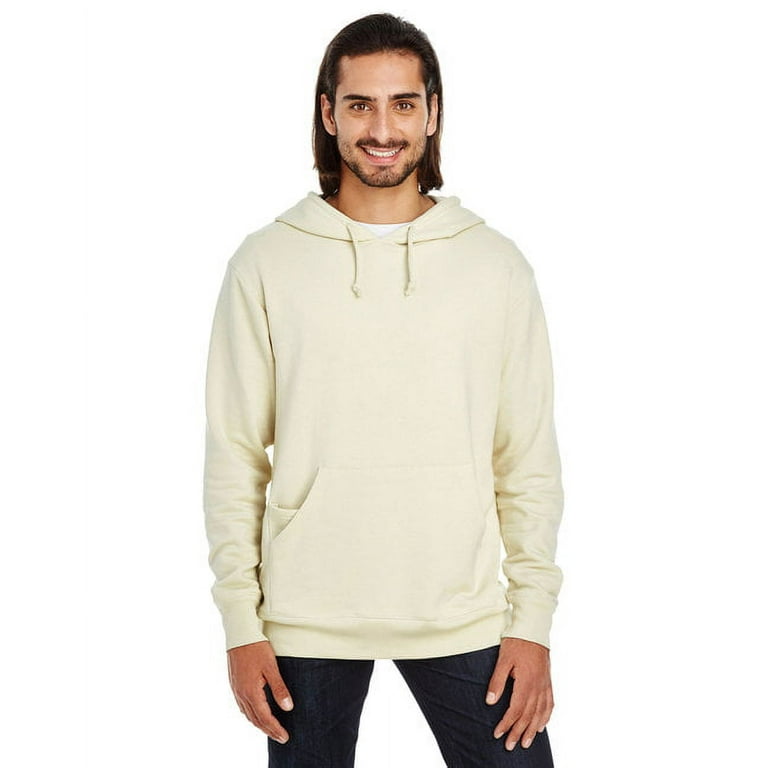 Unisex Triblend French Terry Hoodie - CREAM - 3XL 