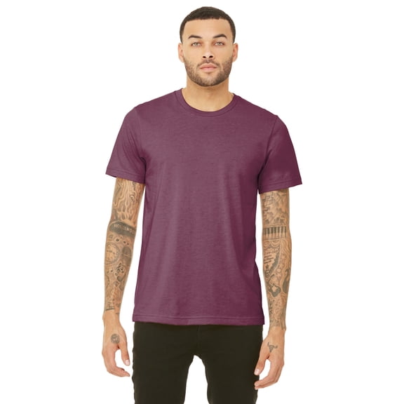 Unisex Triblend T-Shirt - MAROON TRIBLEND - L