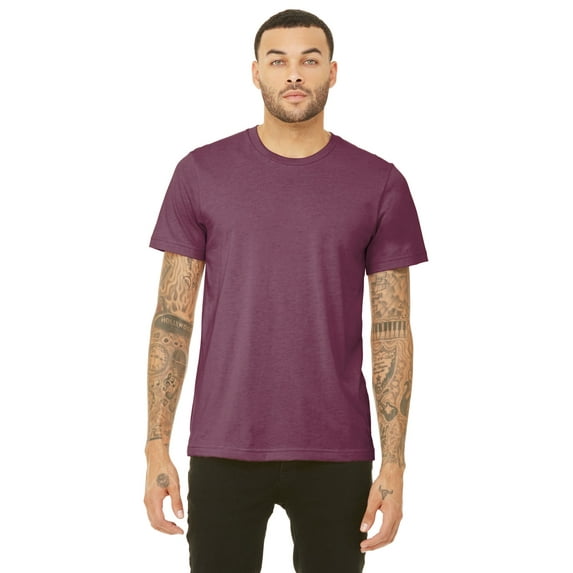 Unisex Triblend T-Shirt - MAROON TRIBLEND - L