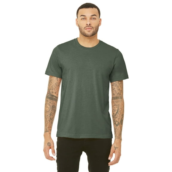 Unisex Triblend T-Shirt - MLTRY GRN TRBLND - M