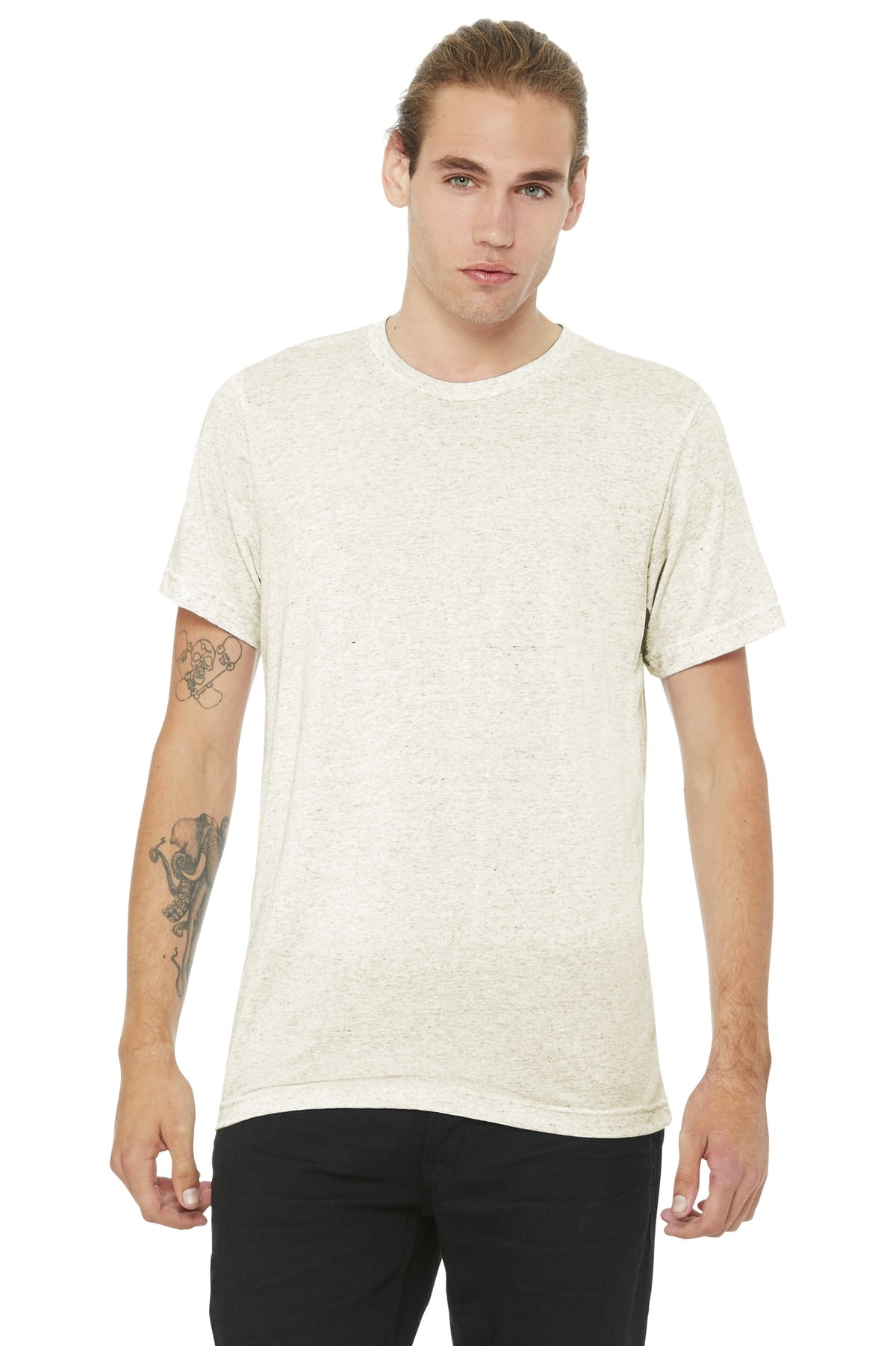 Unisex Triblend T-Shirt - TRIBLEND OATMEAL 2XL 