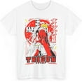 thumbnail image 1 of Unisex Trigun Anime T-Shirt VASH The Stampede Merch Casual Short Sleeved T Shirt Unisex Tee, 1 of 4
