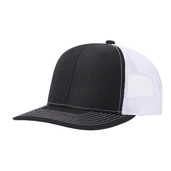 Unisex Trucker Cap Mesh Back Adjustable Blank Sport Hat Blank Plain Casual Cap One Size